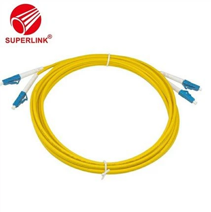 Tvíhliða einnar stillingar trefjarplástrar LC-LC